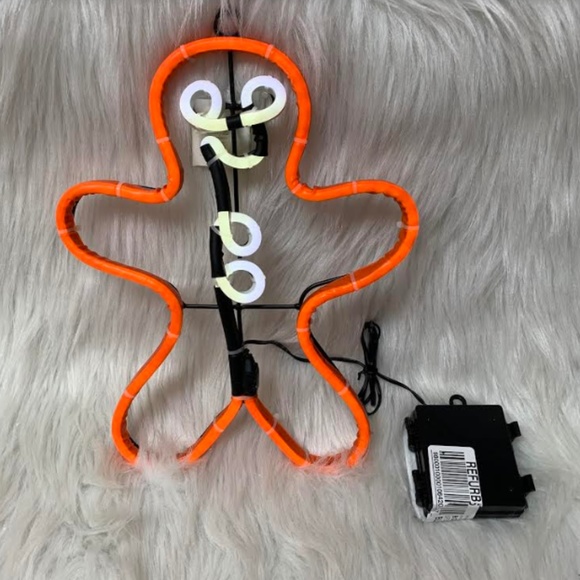 Bloomingdale's Other - Bloomingdale's Neon LED Holiday Gingerbread Man
